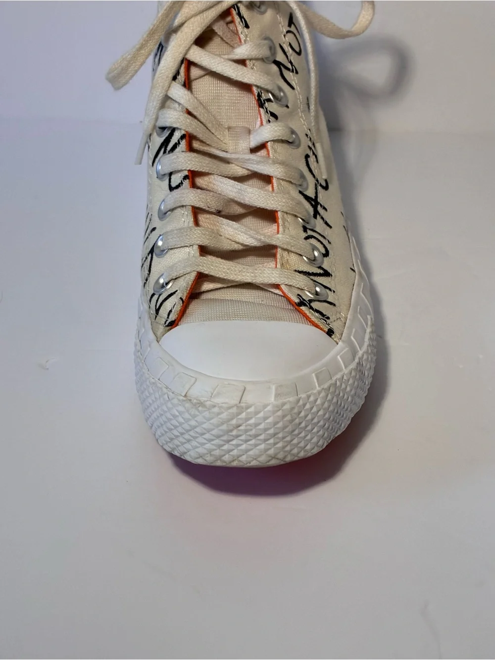 Converse UNT1TL3D Not A Chuck Hi Top Sneakers Men's 7 EU 40 White Canvas - Picture 7 of 12